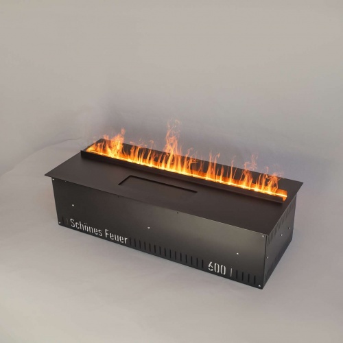 Электроочаг Schönes Feuer 3D FireLine 600 Pro со стальной крышкой в Вологде