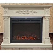Каминокомплект Real Flame Silvia 26 (белый дуб)+Moonblaze BL S
