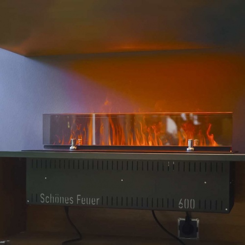 Электроочаг Schönes Feuer 3D FireLine 600 Blue (с эффектом cинего пламени) в Вологде