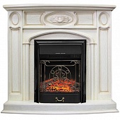 Каминокомплект Royal Flame Florence (белый дуб)+Majestic FX Black
