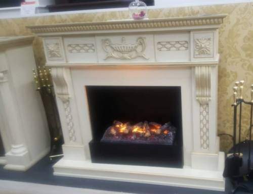 Каминокомплект Real Flame Corsica (белый дуб)+3D Cassette 630 в Вологде