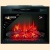 Электроочаг InterFlame Jupiter 30 Black/Brass LED FX (черный/золото) в Вологде