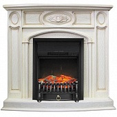 Каминокомплект Royal Flame Florence (белый дуб)+Fobos FX Black